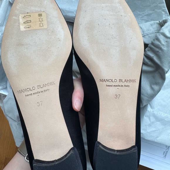 MANOLO BLAHNIK HANGISIFLAT size 7 brand new - Picture 6 of 8